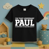 Paul Personal Name Funny Paul Toddler T-Shirt