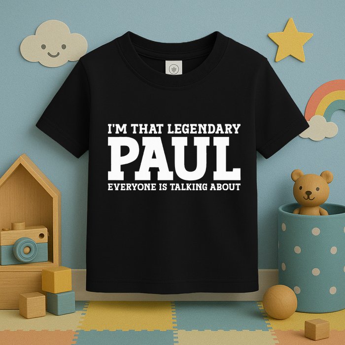 Paul Personal Name Funny Paul Toddler T-Shirt