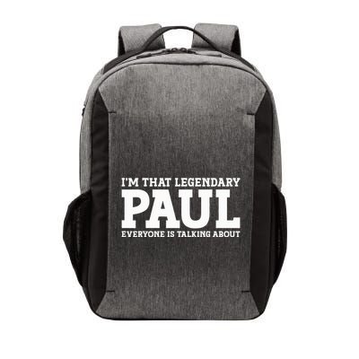 Paul Personal Name Funny Paul Vector Backpack