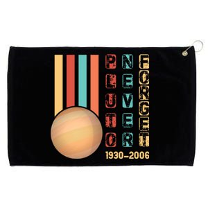 Pluto Planet Never Forget Tee Gift Grommeted Golf Towel