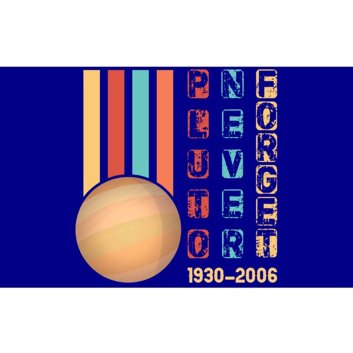 Pluto Planet Never Forget Tee Gift Bumper Sticker