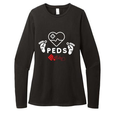 Pediatrics Peds Nurse Gift Womens CVC Long Sleeve Shirt