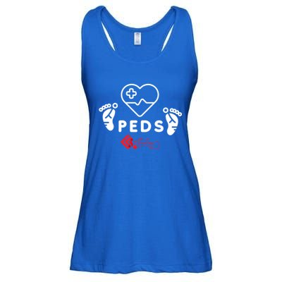 Pediatrics Peds Nurse Gift Ladies Essential Flowy Tank