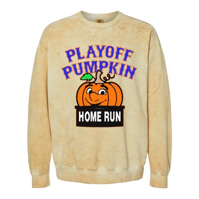 Playoff Pumpkin New York Omg Colorblast Crewneck Sweatshirt