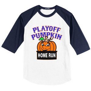 Playoff Pumpkin New York Omg Baseball Sleeve Shirt