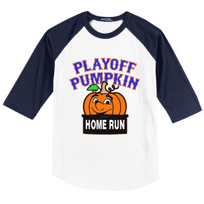 Playoff Pumpkin New York Omg Baseball Sleeve Shirt