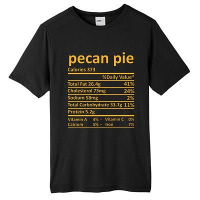 Pecan Pie Nutrition Thanksgiving Costume Food Fact Christmas Tall Fusion ChromaSoft Performance T-Shirt