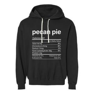 Pecan Pie Nutritional Facts Garment-Dyed Fleece Hoodie