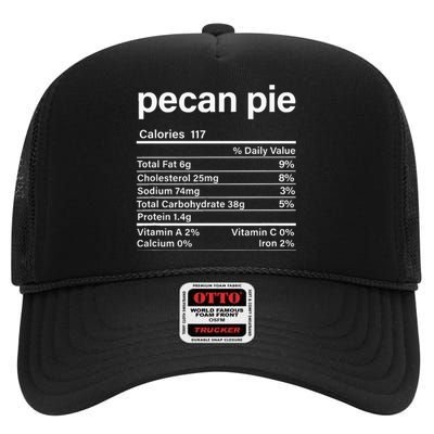 Pecan Pie Nutritional Facts High Crown Mesh Back Trucker Hat