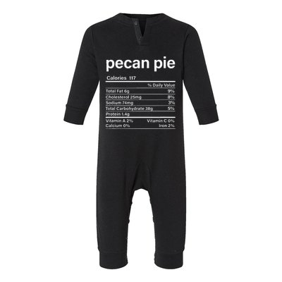 Pecan Pie Nutritional Facts Infant Fleece One Piece