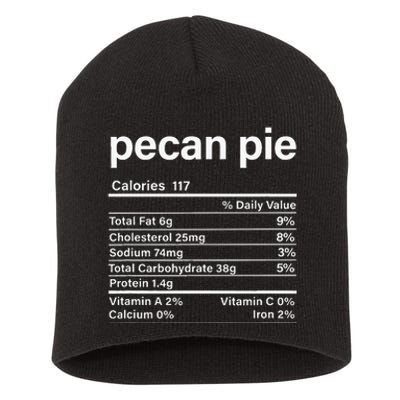 Pecan Pie Nutritional Facts Short Acrylic Beanie