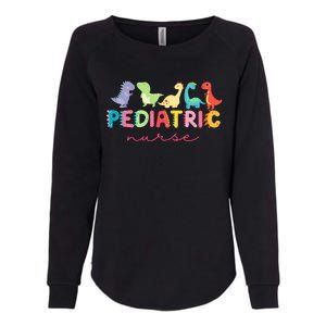 PICU Pediatric Nurse Dinosaurs Peds Nurse Crew Appreciation Womens California Wash Sweatshirt