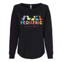 PICU Pediatric Nurse Dinosaurs Peds Nurse Crew Appreciation Womens California Wash Sweatshirt