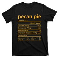 Pecan Pie Nutrition Thanksgiving Costume Food Fact T-Shirt