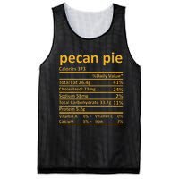 Pecan Pie Nutrition Thanksgiving Costume Food Fact Mesh Reversible Basketball Jersey Tank