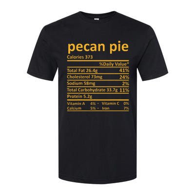 Pecan Pie Nutrition Thanksgiving Costume Food Fact Softstyle® CVC T-Shirt