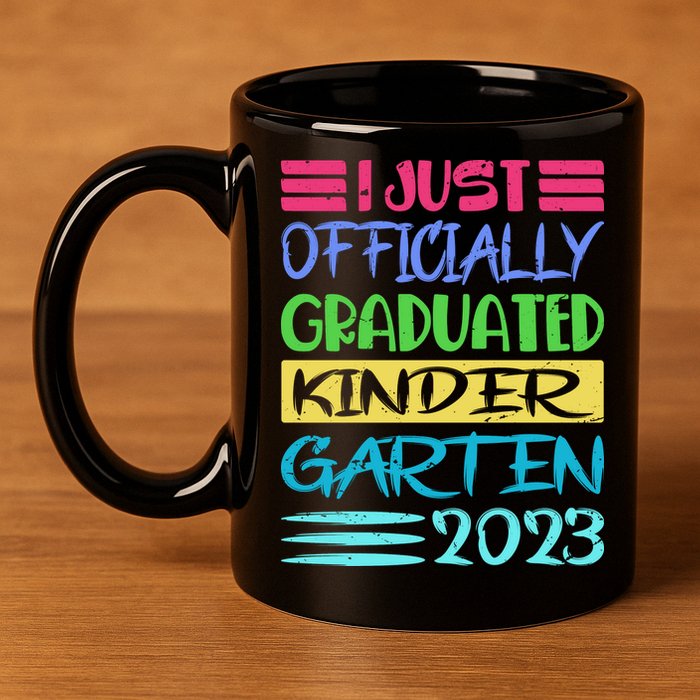 Kindergarten 11oz C Handle Ceramic Mug