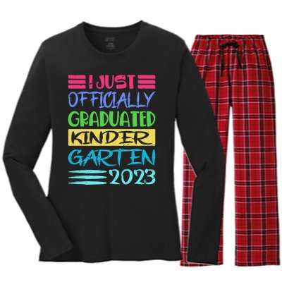 Kindergarten Women's Long Sleeve Flannel Pajama Set 