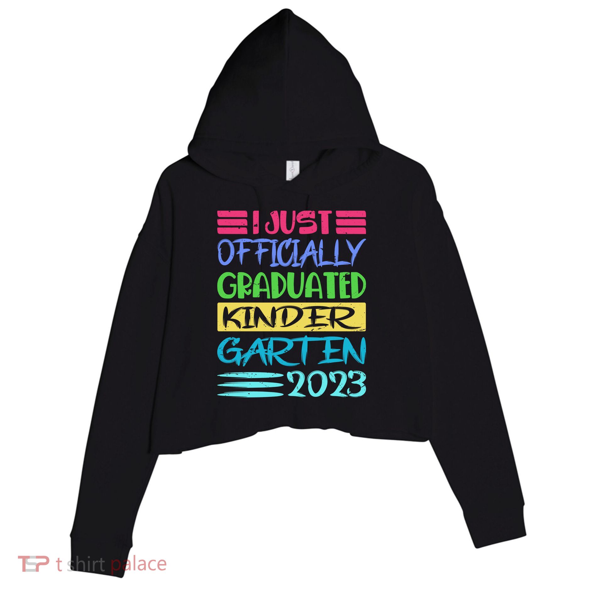 Kindergarten Crop Fleece Hoodie