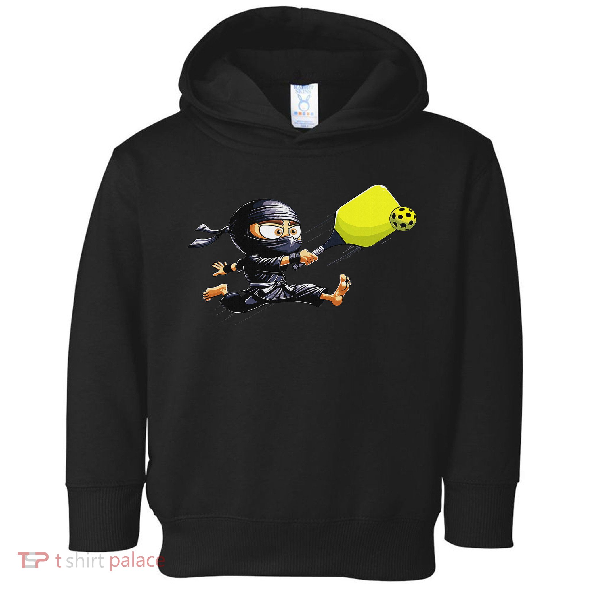 Pickleball Player Ninja Toddler Hoodie