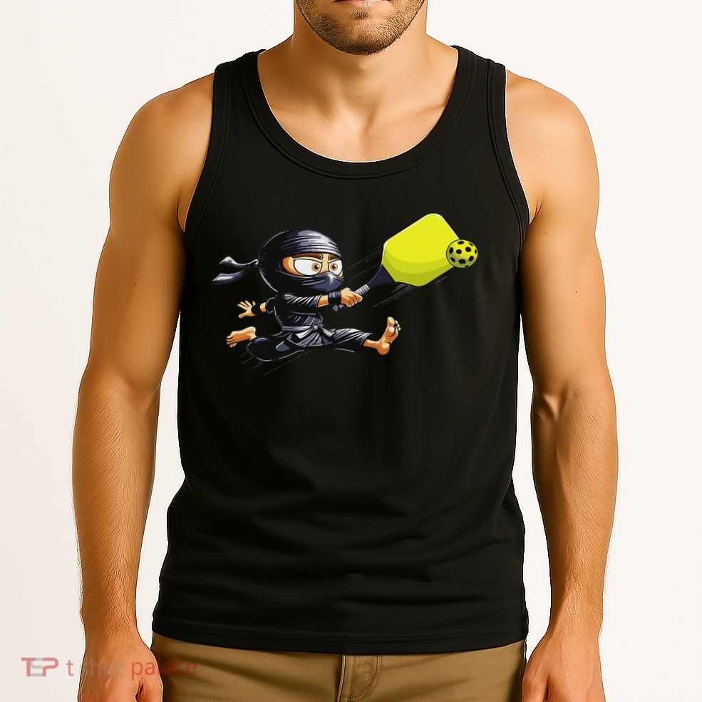Pickleball Player Ninja Tank Top
