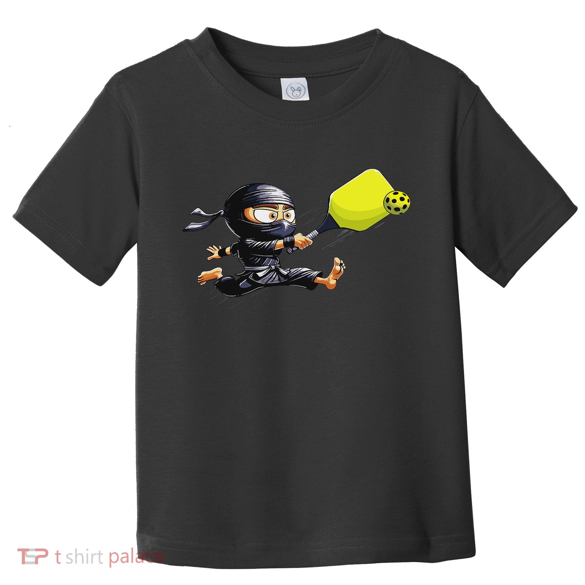 Pickleball Player Ninja Toddler T-Shirt