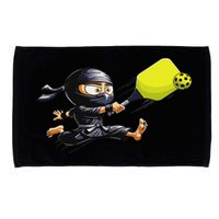 Pickleball Player Ninja Microfiber Hand Towel