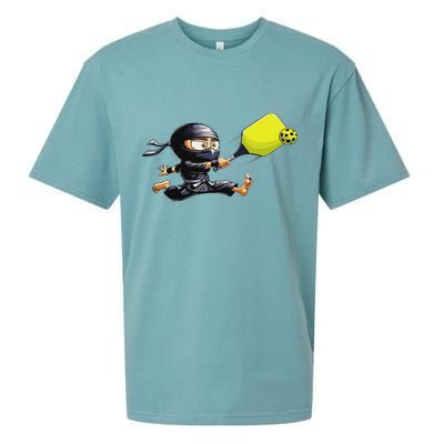 Pickleball Player Ninja Sueded Cloud Jersey T-Shirt