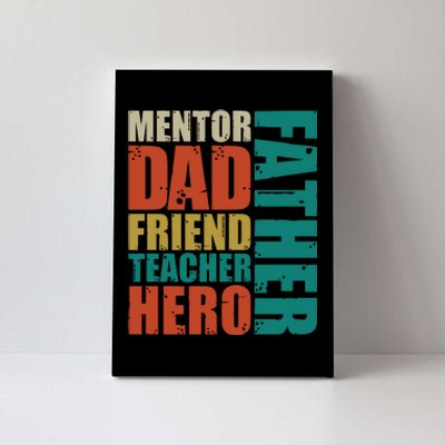 Cute Fathers Day Canvas