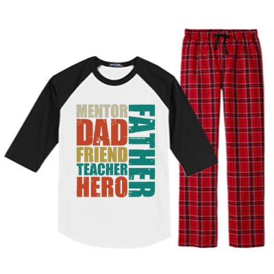 Cute Fathers Day Raglan Sleeve Pajama Set