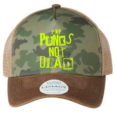Pop Punks Not Dead Vintage Grunge Pop Punk Is Not Dead Legacy Tie Dye Trucker Hat