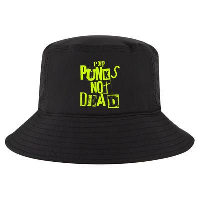 Pop Punks Not Dead Vintage Grunge Pop Punk Is Not Dead Cool Comfort Performance Bucket Hat