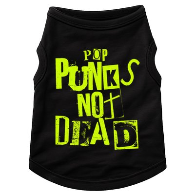 Pop Punks Not Dead Vintage Grunge Pop Punk Is Not Dead Doggie Tank