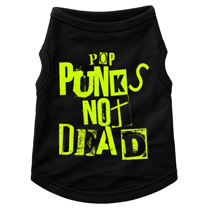 Pop Punks Not Dead Vintage Grunge Pop Punk Is Not Dead Doggie Tank