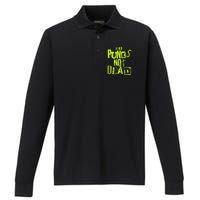 Pop Punks Not Dead Vintage Grunge Pop Punk Is Not Dead Performance Long Sleeve Polo