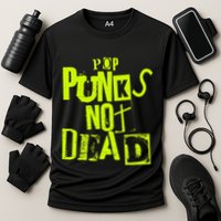 Pop Punks Not Dead Vintage Grunge Pop Punk Is Not Dead Performance Shirt