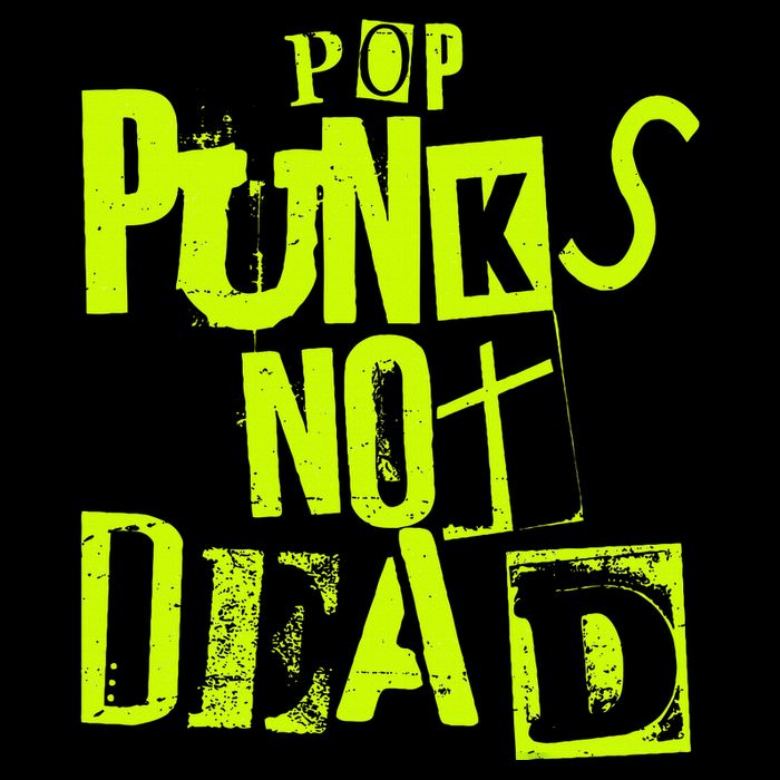 Pop Punks Not Dead Vintage Grunge Pop Punk Is Not Dead Button