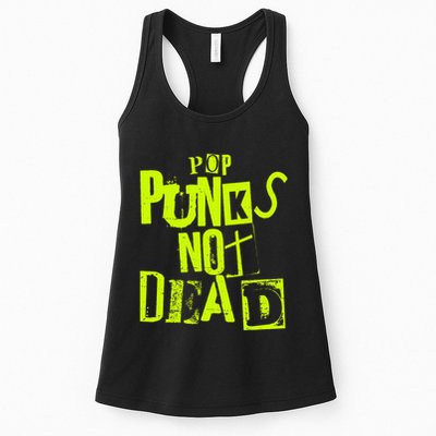 Pop Punks Not Dead Vintage Grunge Pop Punk Is Not Dead Womens Tank Top