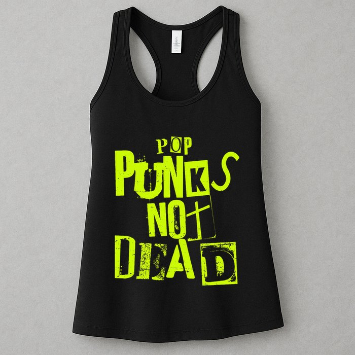 Pop Punks Not Dead Vintage Grunge Pop Punk Is Not Dead Womens Tank Top