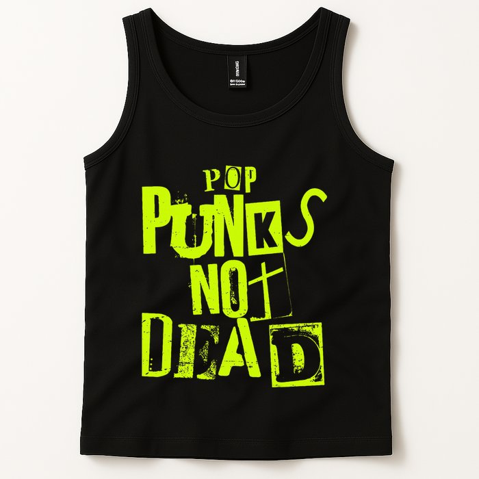 Pop Punks Not Dead Vintage Grunge Pop Punk Is Not Dead Tank Top