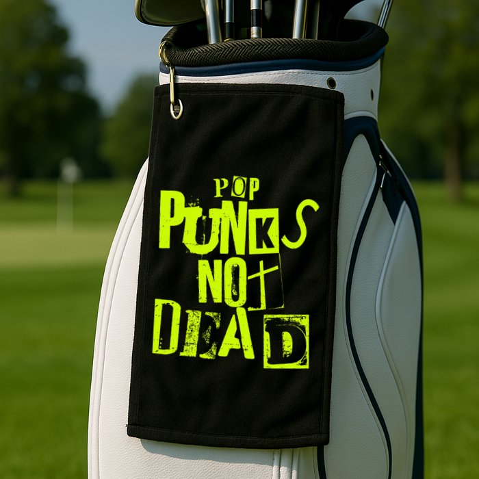 Pop Punks Not Dead Vintage Grunge Pop Punk Is Not Dead Golf Towel