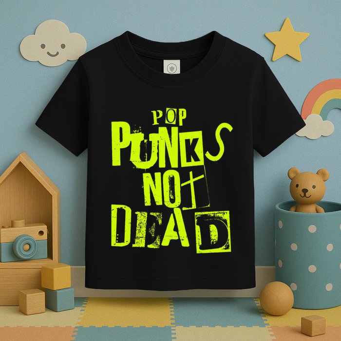 Pop Punks Not Dead Vintage Grunge Pop Punk Is Not Dead Toddler T-Shirt