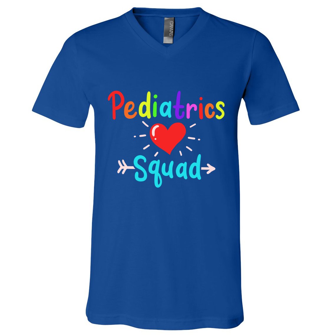 Pediatrics Pediatrician Nurse Doctor Gift V-Neck T-Shirt