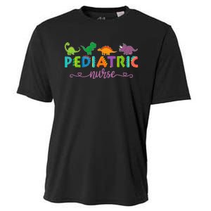 Picu Pediatric Nurse Dinosaurs Peds Nurse Cooling Performance Crew T-Shirt