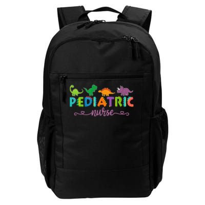 Picu Pediatric Nurse Dinosaurs Peds Nurse Daily Commute Backpack