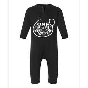 One Loved Nurse Infant Fleece One Piece