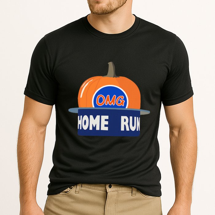 Playoff Pumpkin New York Omg Cooling Performance Crew T-Shirt
