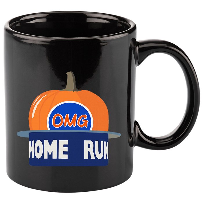 Playoff Pumpkin New York Omg 11oz C Handle Ceramic Mug