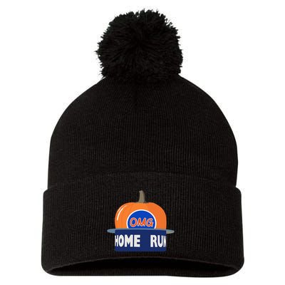 Playoff Pumpkin New York Omg Pom Pom 12in Knit Beanie