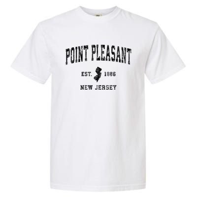 Point Pleasant New Jersey Nj Vintage Athletic Sports Garment-Dyed Heavyweight T-Shirt